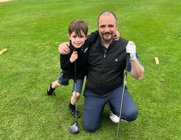 Simon and Eli are set to Take on the Big Golf Race