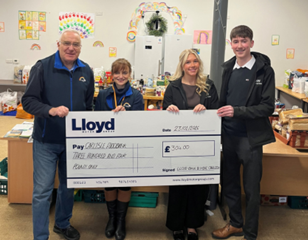 Lloyd- BMW- &- MINI- Carlisle-Strengthen- Ongoing -Partnership- with -Carlisle- Foodbank