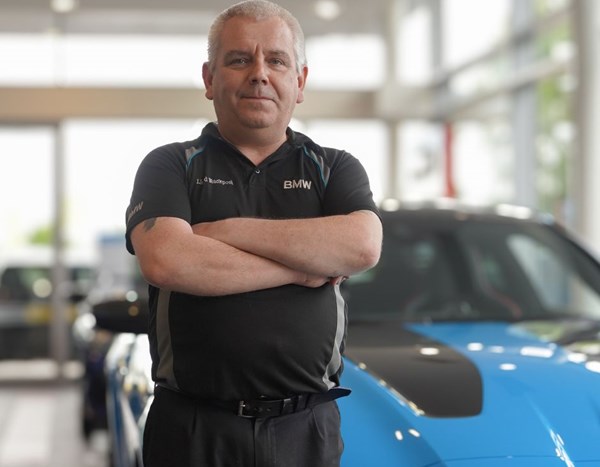M Performance Specialist Mark celebrate 25 years