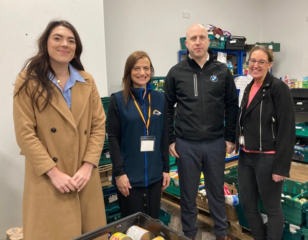 Lloyd BMW Carlisle announce Carlisle Foodbank Partnership