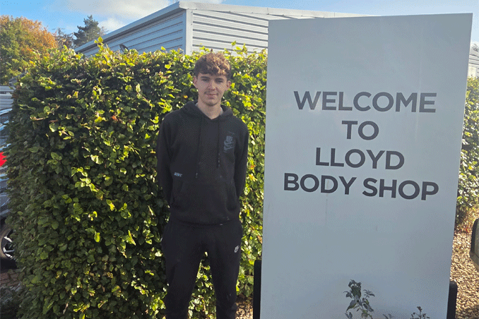 New Bodyshop Apprentice Joel