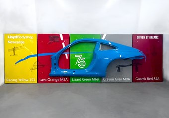 Artistic Porsche Challenge for Lloyd Bodyshop Newcastle