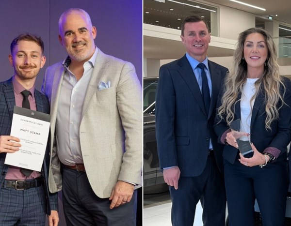Lloyd Land Rover Triumph at the 2024 JLR Colleague of the Year Awards