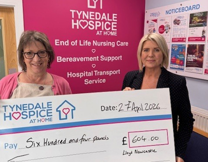 Lloyd Newcastle’s Charity of the Year: Tynedale Hospice