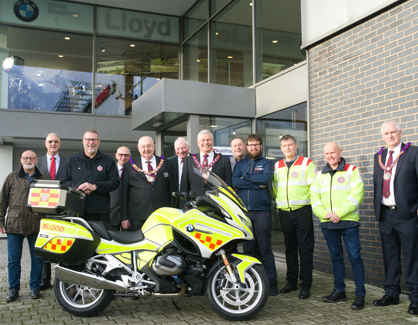 Blood Bikes Cumbria's New R 1250 RT LE