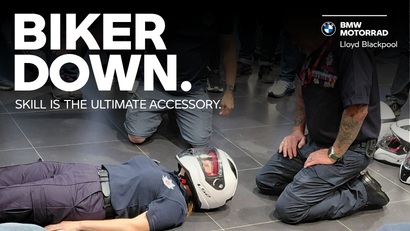 BMW Motorrad Blackpool Biker Down