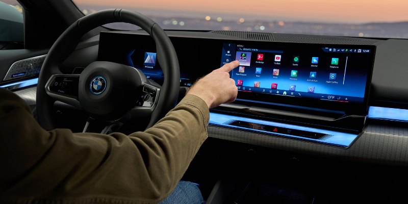 BMW i5 Interior Display Screen