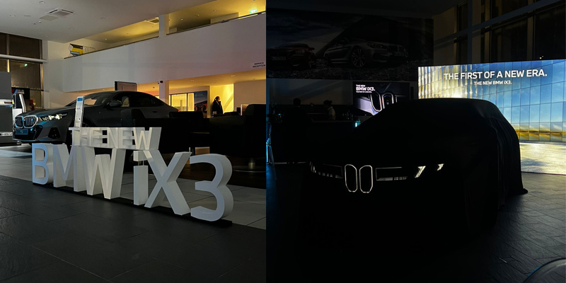 BMW iX3 at BMW North Tyneside Launch