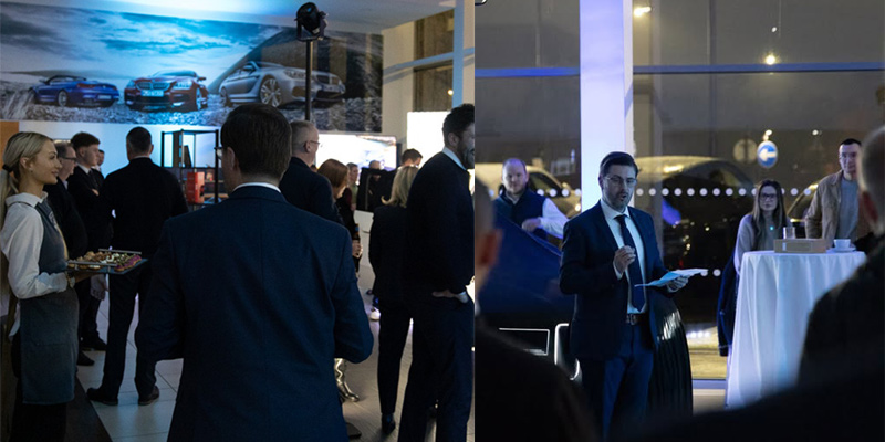 Customers at BMW North Tyneside iX3 Launch