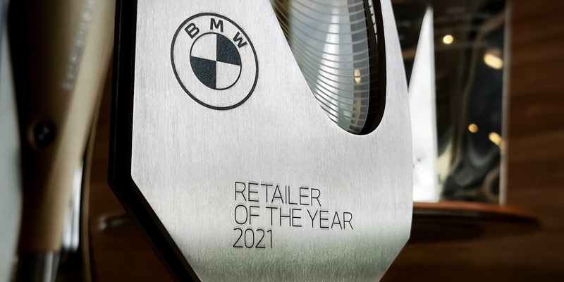 Blackpool BMW Wins 'Market Area Retailer of the Year 2021' at BMW UK Retailer of the Year Awards 