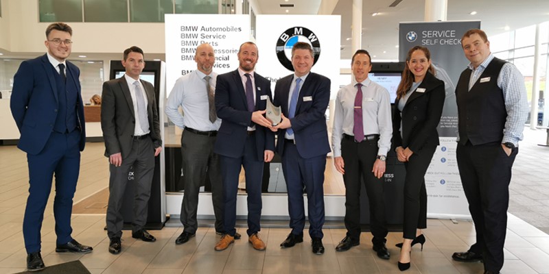 Blackpool BMW Wins 'Market Area Retailer of the Year 2021' at BMW UK Retailer of the Year Awards 