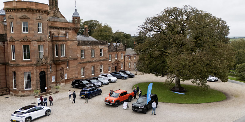 BYD Range lined up at Carlisle Mega Test Drive