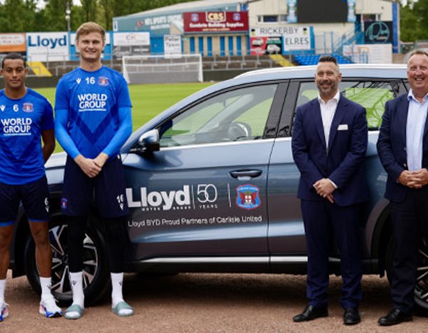 Lloyd Motor Group Extends Sponsorship of Carlisle United Football Club