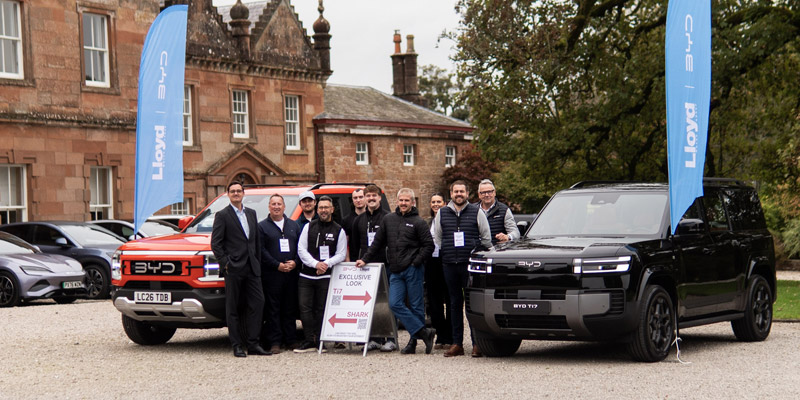 Lloyd BYD Carlisle Team at their Mega Test Drive Event