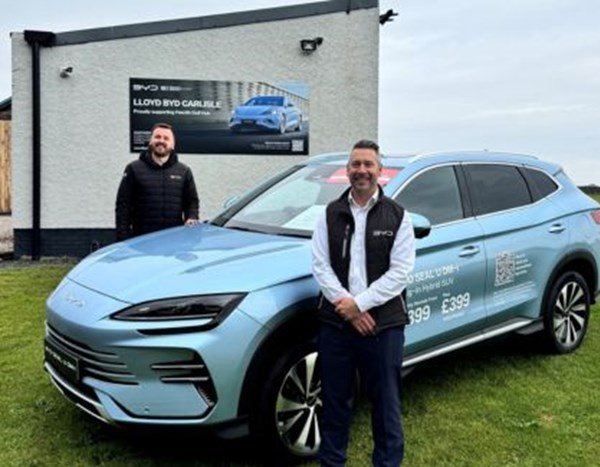 Lloyd- BYD- Carlisle -Announces- New -Sponsorship -with- Penrith- Golf -Hub