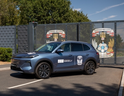 Geely Auto UK Becomes Official Vehicle Partner of Coventry City Football Club