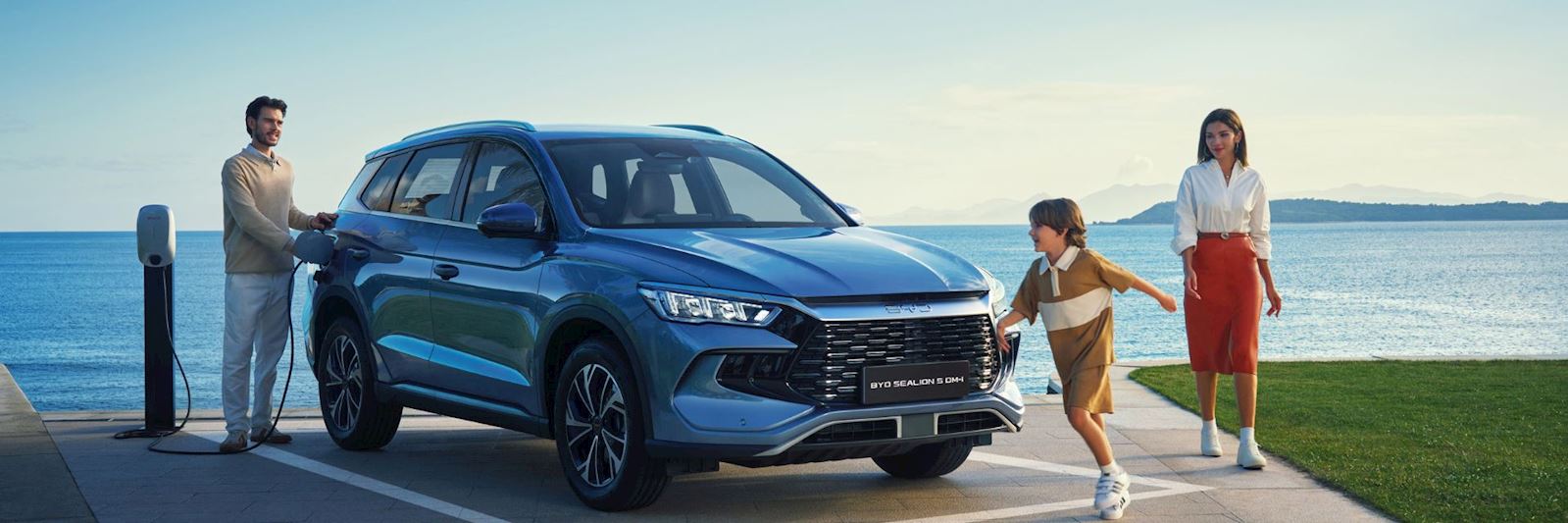 BYD SEALION 5 DM-I in Atlantis Blue
