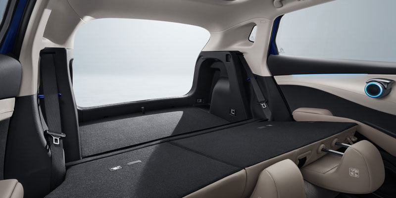BYD ATTO 3 EVO Boot space with rear seats down