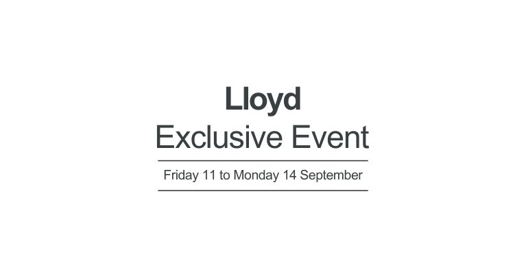 The Lloyd Exclusive Event
