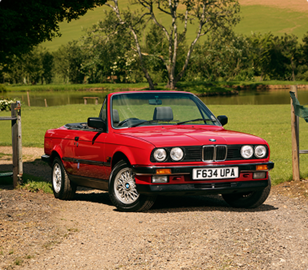 Red BMW E30