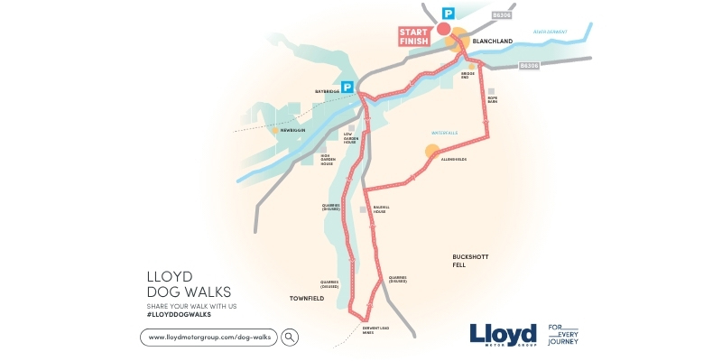 Blanchland Map