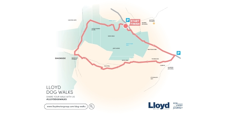 Simonside Hills Map