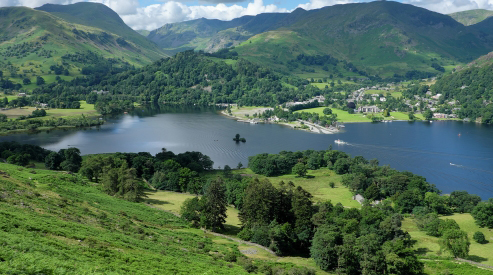 Silver Crag Dog Walk, View to Ullswater