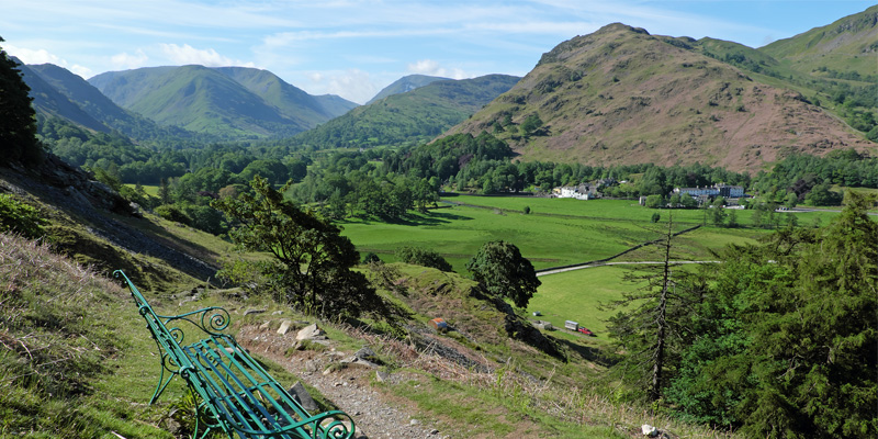 Silver Crag Dog Walk Return Path to Patterdale