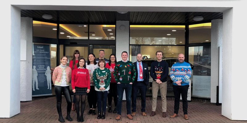 PICTURES: Christmas Jumper Day 2021 at Lloyd Motor Group