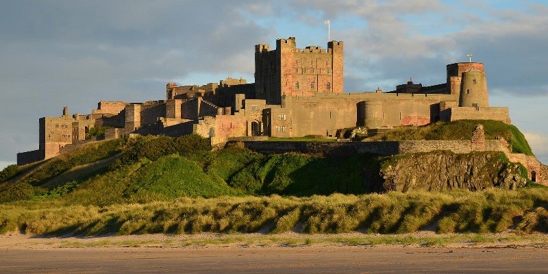 Bamburgh Castle in the North East
