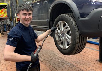 Dylan Johnston – Apprentice Technician at Lloyd Volvo Carlisle