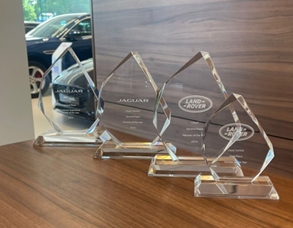 Lloyd Jaguar Land Rover Triumph with 4 Retailer of the Year Awards