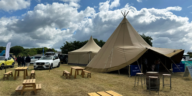 Lloyd Motor Group tipi at the Cumberland Show
