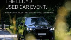 The Lloyd Used Car Event. Enjoy Extra Incentives on Approved Used BMWs.