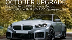 October Upgrade. Enjoy up to £3000 Finance Deposit Contribution with 11.9% APR Representative.