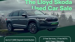 The Lloyd Skoda Used Car Sale