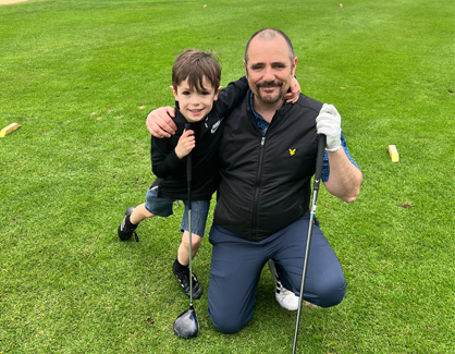 Simon and Eli are set to Take on the Big Golf Race