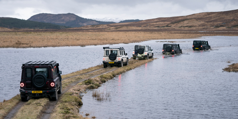 INEOS-Grenadier-Expedition-Scottish-Trail-convoy