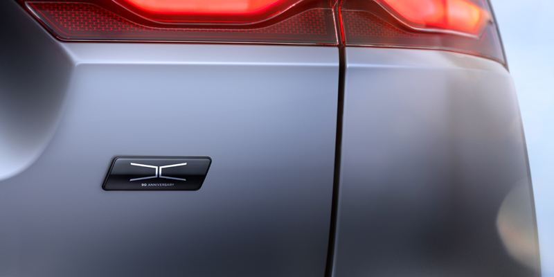 F-PACE 90th Anniversary rear badge