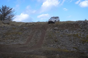 Off-roading with Lloyd Land Rover