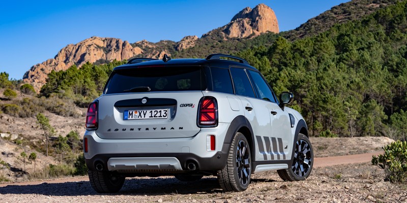 The MINI Cooper S Countryman ALL4 in the Untamed Edition.