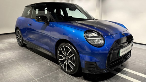 All-Electric MINI Cooper Blazing Blue