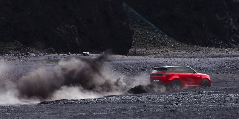 New Range Rover Sport vs the spillway