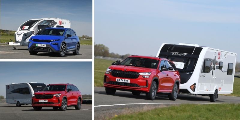 Skoda cars towing