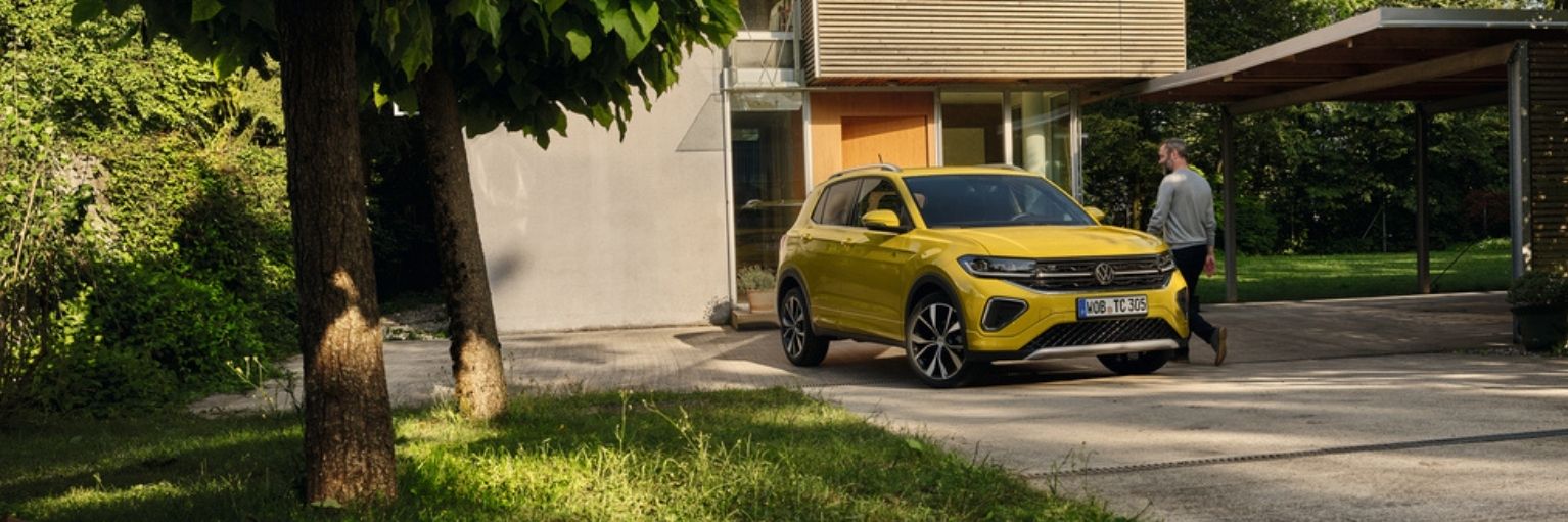 Volkswagen T-Cross parked
