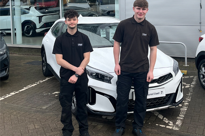 Meet Joe & Charlie, Lloyd Kia Technician Apprentices