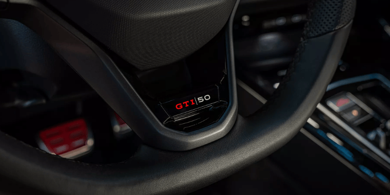Golf GTI 50 interior details