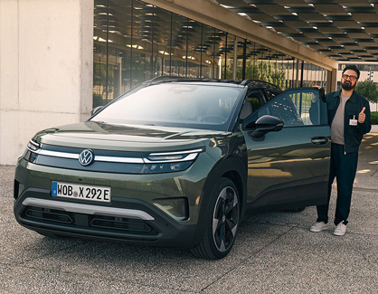 The all-new electric ID. Cross