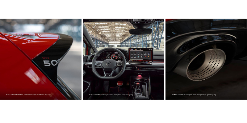 Volkswagen Golf GTI 50 close up details