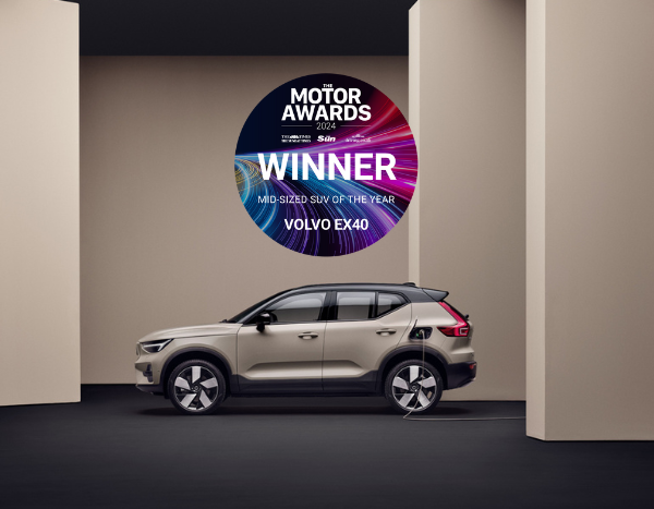 Volvo EX40 wins Mid-Sized SUV of the Year